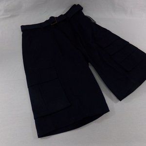 Wicked Stitch Mens Cargo Shorts Navy Blue size 32